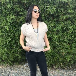 Vintage wool vest